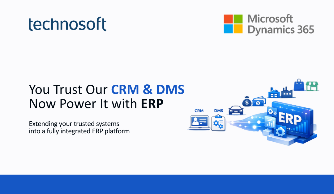 You Trust Our CRM & DMS – Now Power It with ERP